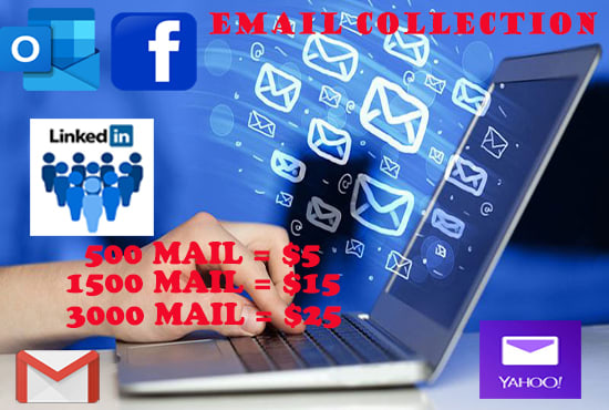 I will collect email list from any website with low cost