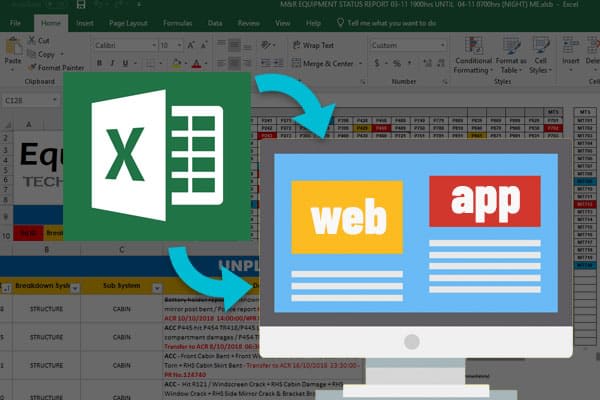 I will convert your excel calculator to a web application