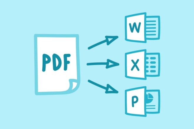 I will converting PDF to word excel converter