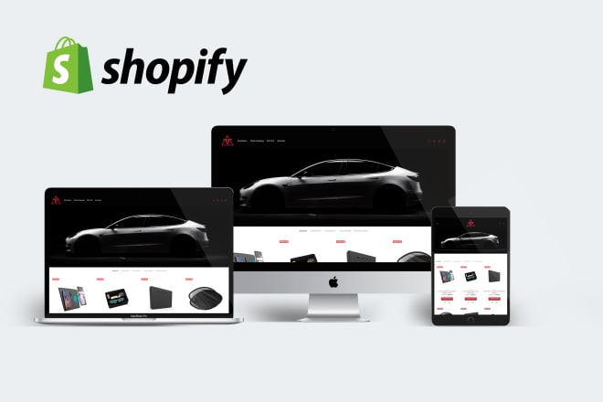 I will create a basic shopify webshop in danish or english