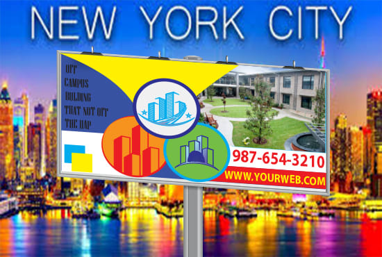 I will create a digital billboard and banner advertising