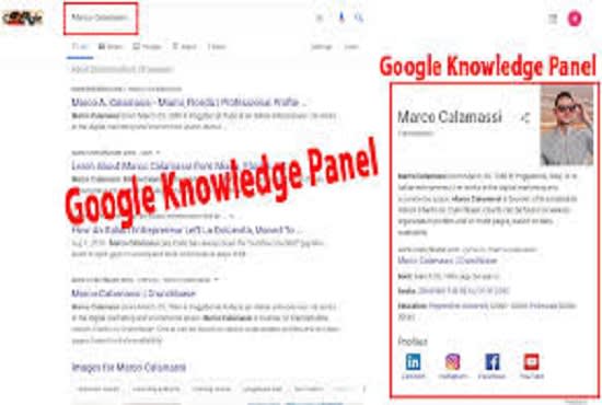 I will create a fully verified google knowledge panel for your business,brands and self