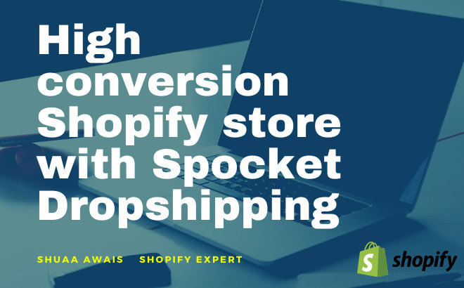 I will create a premium shopify store with spocket dropshipping