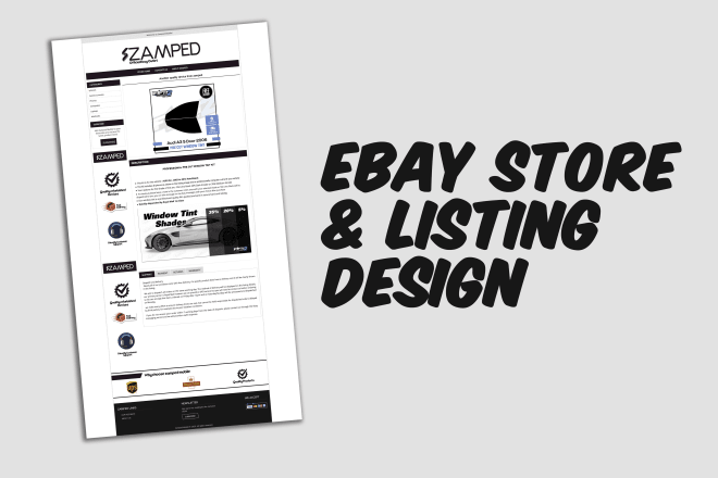 I will create a professional ebay template design for your ebay store