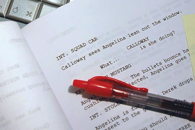 I will create a script, screenplay, or storyline for commercial use