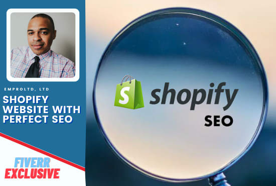 I will create a shopify website with perfect SEO