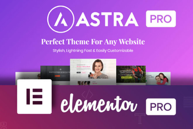 I will create a stunning website with astra, elementor pro