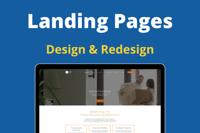 I will create a website and landing page