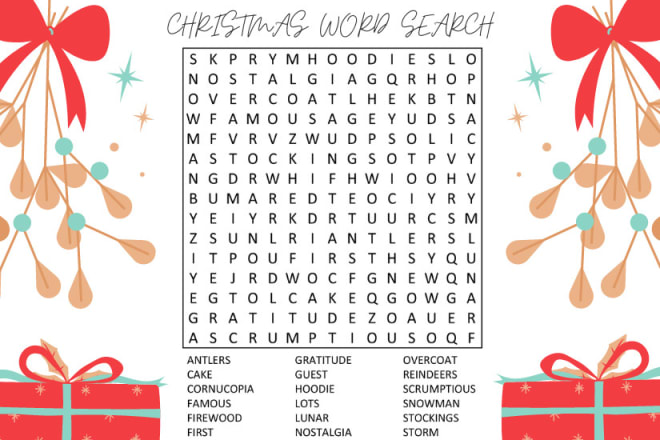 I will create a word search puzzle interior for your amazon KDP low content book