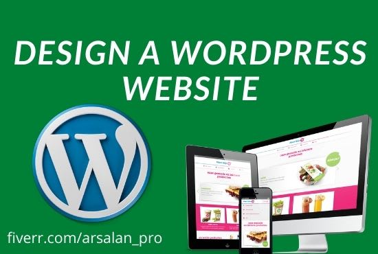 I will create a wordpress website design