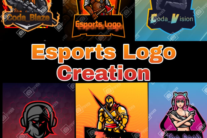 I will create an esports gaming logo for you