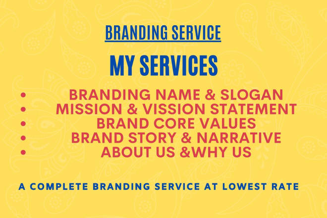 I will create attractive brand identity,brand story, mission,vision