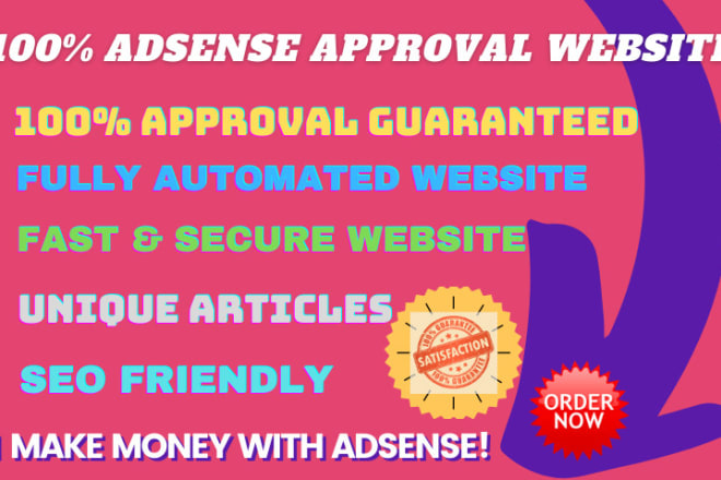 I will create autopilot news website with google adsense approval guarantee