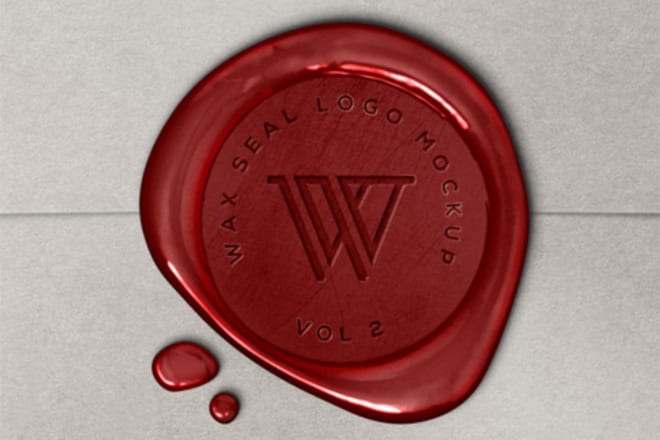 I will create custom wax seal logo