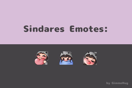 I will create emotes for your twitch or discord