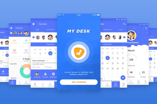 I will create mobile app ui design or ux design