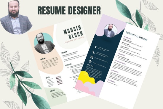 I will create professional resume design in adobe indesign