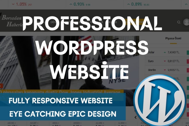 I will create responsive mobile compatible wordpress website