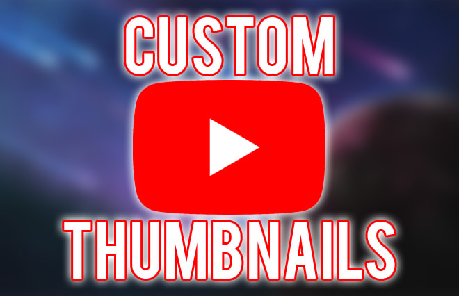 I will create thumbnails for your youtube videos