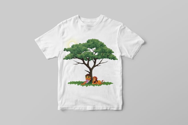 I will create unique baby kids t shirt design