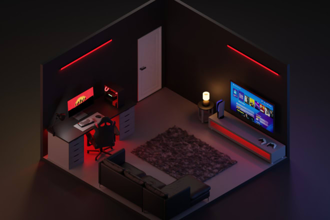 I will create your 3d gaming room