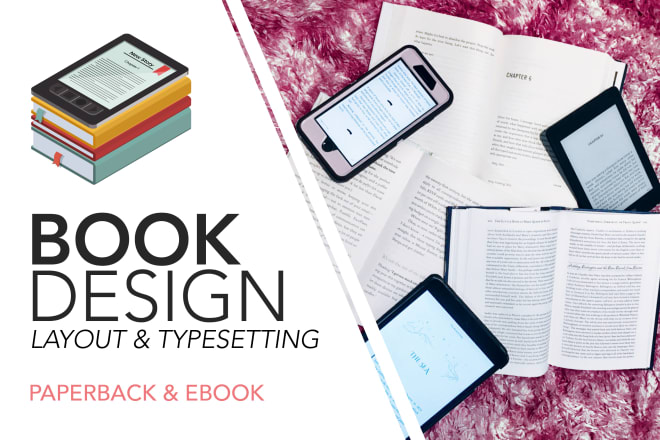 I will create your book layout design, formatting and typesetting