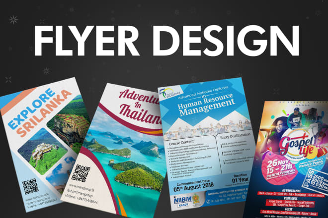 I will creative flyer designs poster designs express delivery