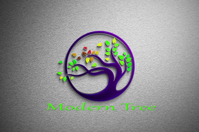I will design a high quality natural tree logo for your company
