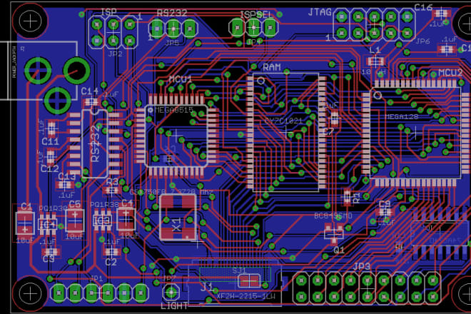 I will design a pcb layout and schematic