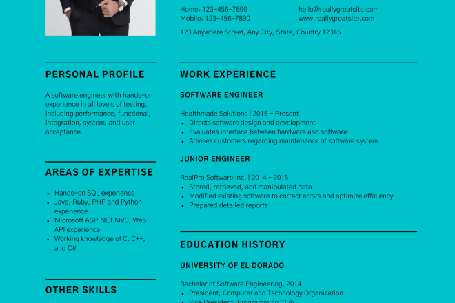 I will design a pro, modern, and infographic resume within 12 hours