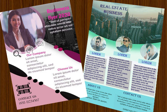 I will design a professional flyer for your business and agency