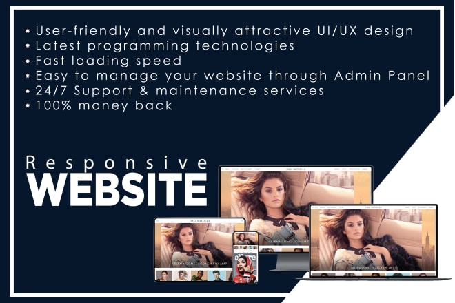 I will design a responsive website for your business or company