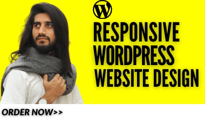 I will design a responsive wordpress website
