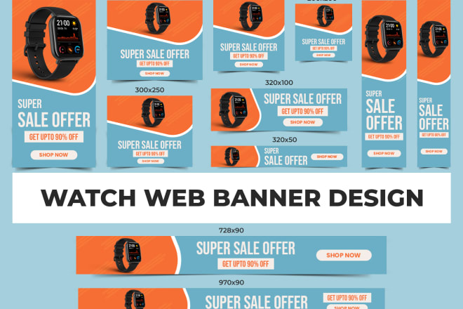 I will design and animated HTML5 banner ads for google adwords