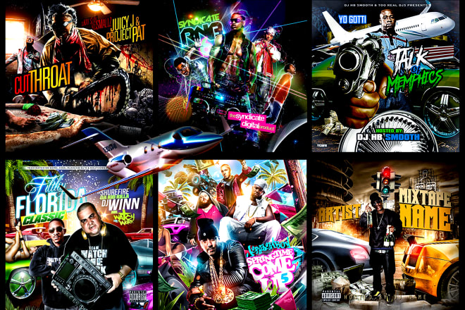 I will design attractive mixtape covers and album covers