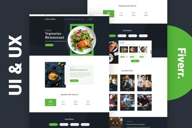 I will design awesome psd website mockup or web template