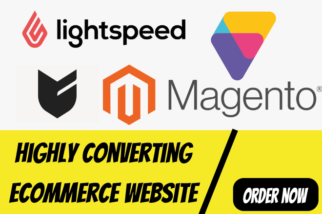 I will design big cartel, volusion, magento, lightspeed website store