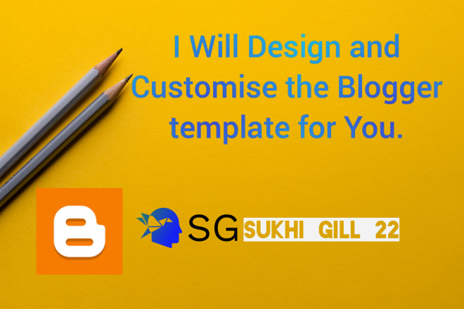 I will design blogger template and do customization