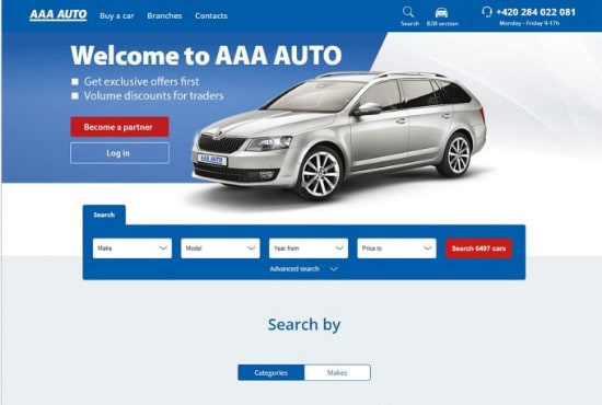 I will design car rental online booking website in wordpress