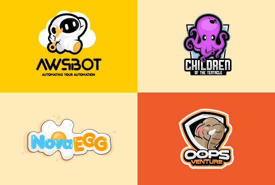 I will design cute mascot, cartoon character logo design