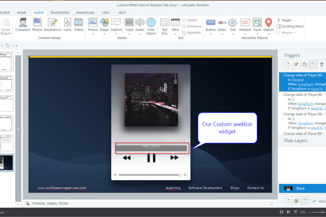 I will design elearning course in articulate storyline 360