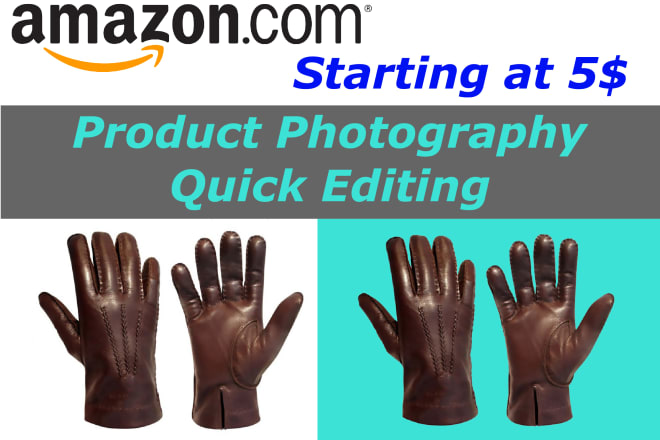 I will design eye catching amazon product photography and background remove