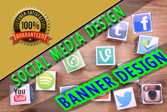 I will design facebook covers, web and social media banners