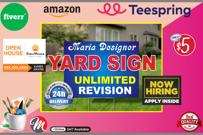 I will design flyer, catalog, trifold, brochure, poster, yard sign