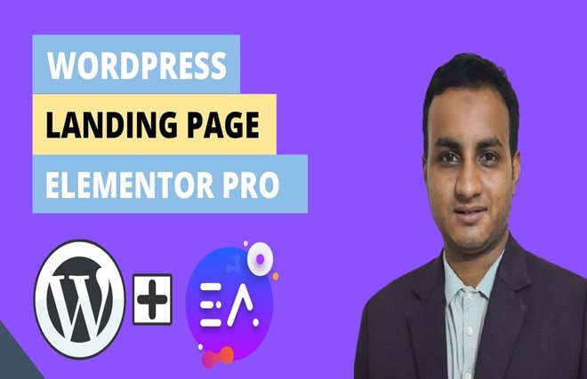 I will design landing page or squeeze page using elementor