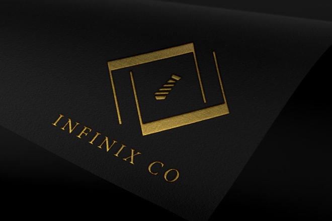 I will design minimalist unique luxury gold logo in 24 hours