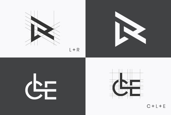 I will design monogram, initial letters logo for business or brand