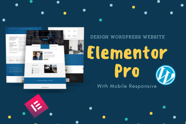 I will design or clone your website using elementor pro in 24 hrs