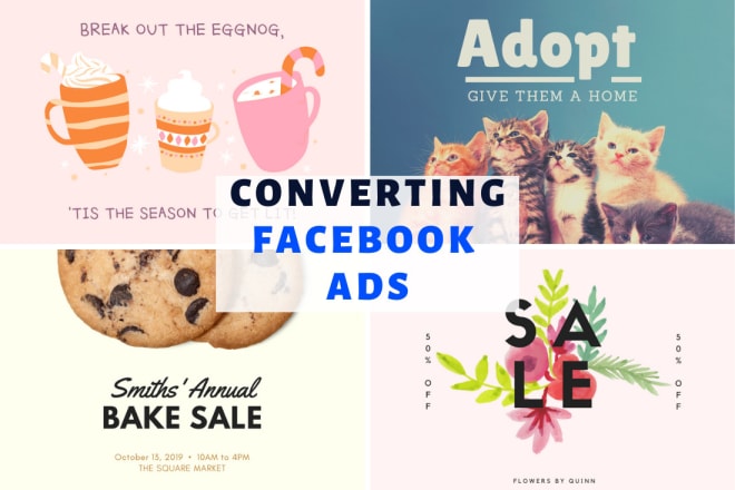 I will design premium converting facebook ad design