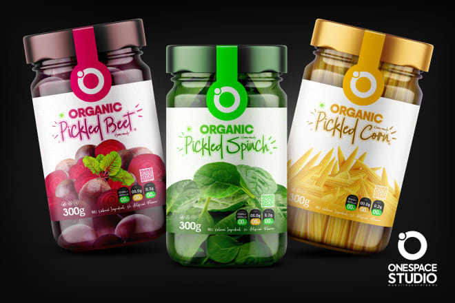 I will design professional jar product packaging and label design